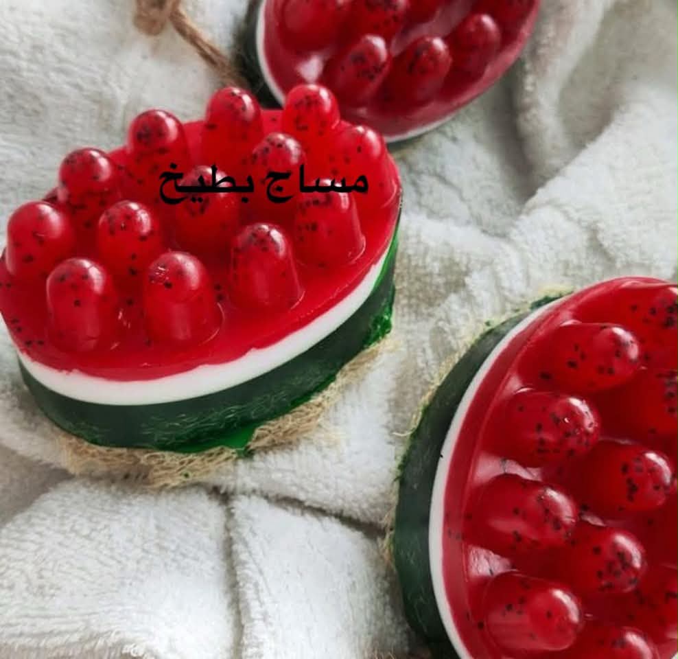 صابونة مساج بطيخ من باكدج العروسة