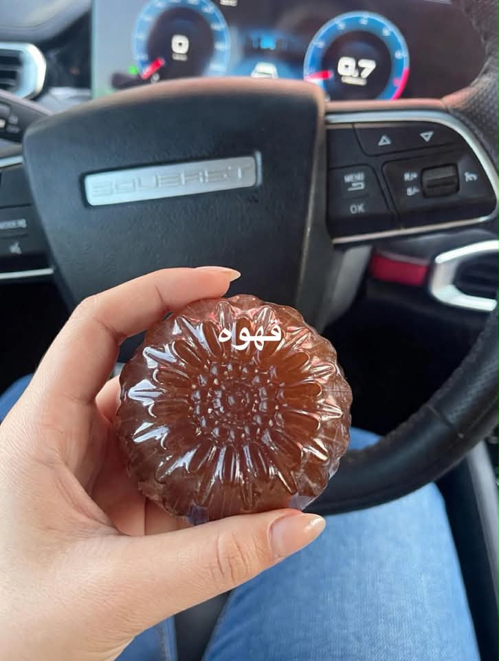 صابونة قهوة من باكدج العروسة